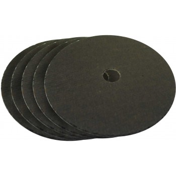 ROK Meule à tronçonner pour métal 3 po x 1/16 po - Plate - Paquet de 5